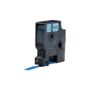 Dymo D1 compatible 45016 (S0720560) tape, zwart op blauw, 12 mm x 7 m - Lettertapes.nl