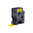 Dymo D1 compatible 45808 (S0720880) tape, zwart op geel, 19 mm x 7 m - Lettertapes.nl