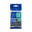 Brother compatible TZE-721 tape, zwart op groen, 9 mm x 8 m - Lettertapes.nl