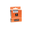 Dymo D1 compatible 45013 (S0720530) tape, zwart op wit, 12 mm x 7 m - Lettertapes.nl