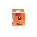 Dymo D1 compatible 45017 (S0720570) tape, zwart op rood, 12 mm x 7 m - Lettertapes.nl