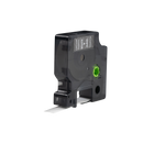 Dymo D1 compatible 45020 (S0720600) tape, wit op transparant, 12 mm x 7 m - Lettertapes.nl