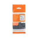 Brother compatible TZE-121 tape, zwart op transparant, 9 mm x 8 m - Lettertapes.nl
