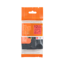 Brother compatible TZE-431 tape, zwart op rood, 12 mm x 8 m - Lettertapes.nl