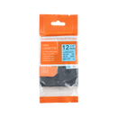 Brother compatible TZE-531 tape, zwart op blauw, 12 mm x 8 m - Lettertapes.nl