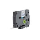 Brother compatible TZE-133 tape, blauw op transparant, 12 mm x 8 m - Lettertapes.nl